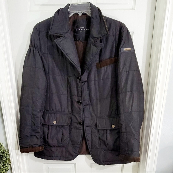 Sean John New York Quilted Puffer Button Front Corduroy Trim Jacket XL - Picture 5 of 10